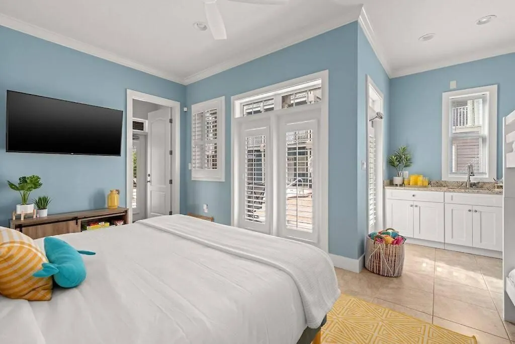 Modern Beach Haues 4 Min Walk To Beach W/ Pool Bbq Panama City Beach