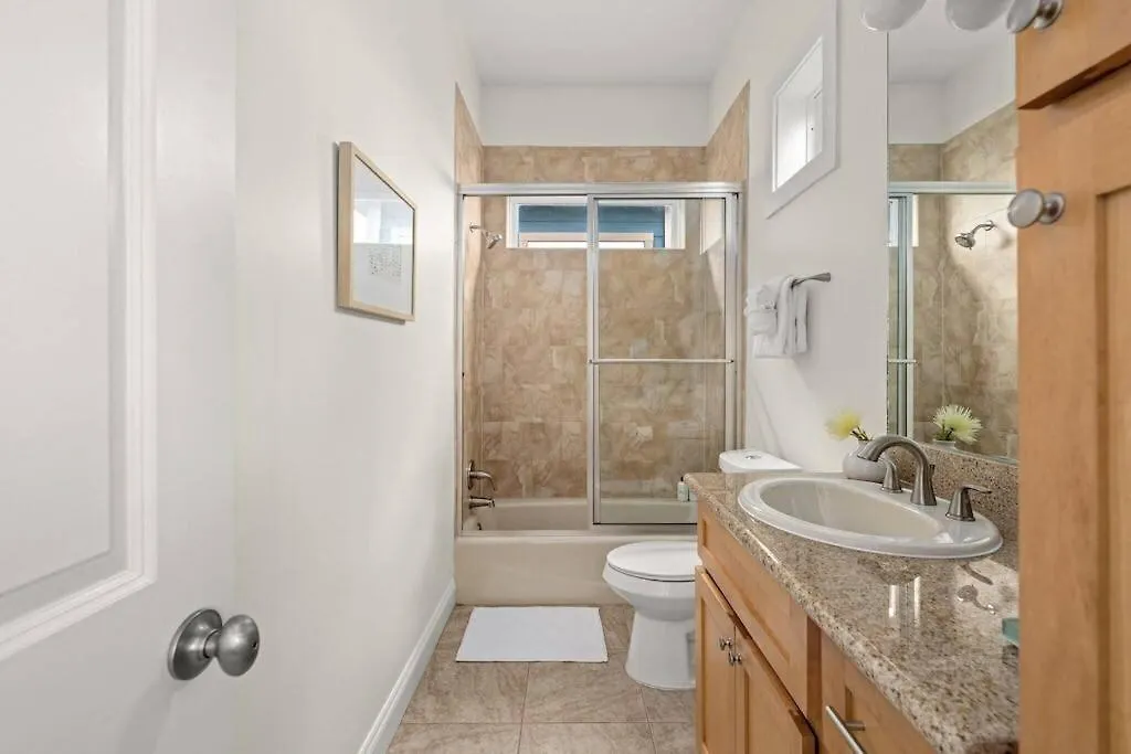 Semesterbostad Modern Beach Haues 4 Min Walk To Beach W/ Pool Bbq Panama City Beach