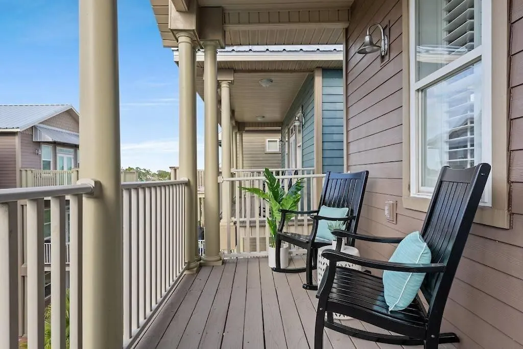 Semesterbostad Modern Beach Haues 4 Min Walk To Beach W/ Pool Bbq Panama City Beach USA